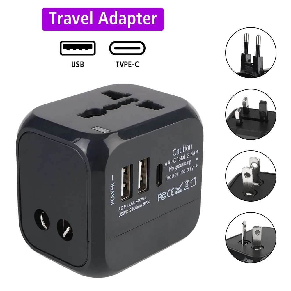 Travel Accessories Uk - Adaptateur de chargeur mural tout-en-un -