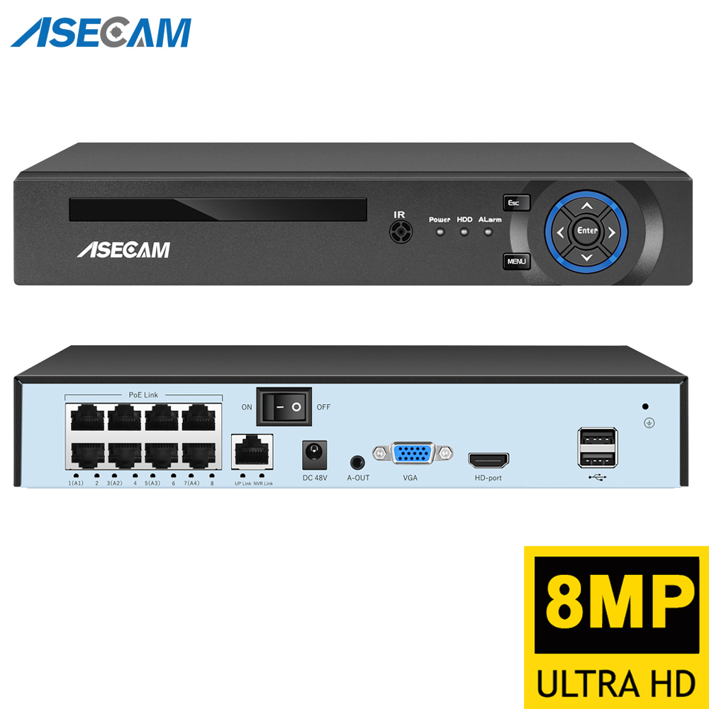 Travel Accessories Uk - Super 8MP POE NVR enregistreur vidéo