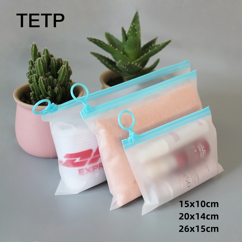 Reusable Zip Bag - Sacs à fermeture éclair givrés TETP