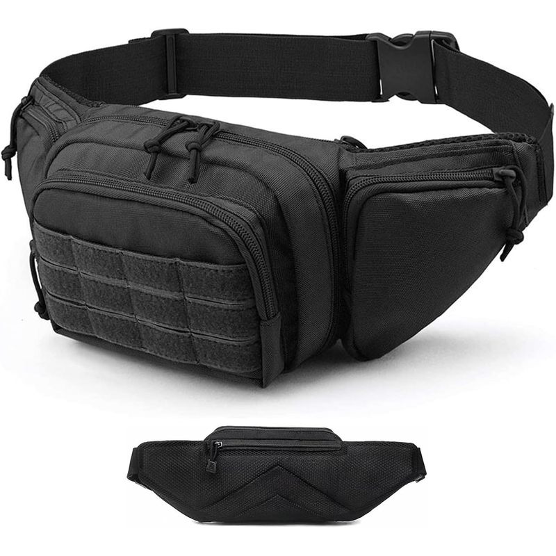 Travel Accessories Bike - Sac banane multi-poches en Oxford 600D,