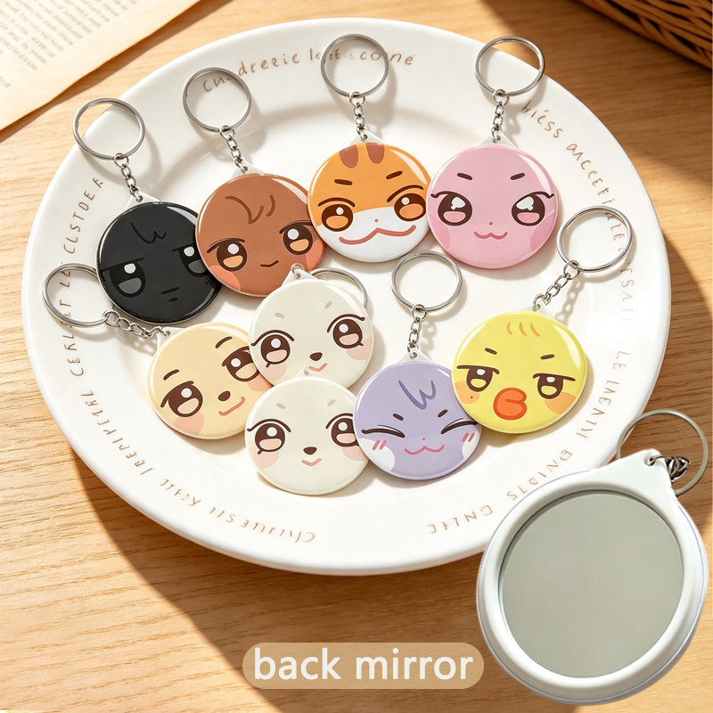 Travel Accessories Wholesale - Lot de 8 mini-miroirs de poche
