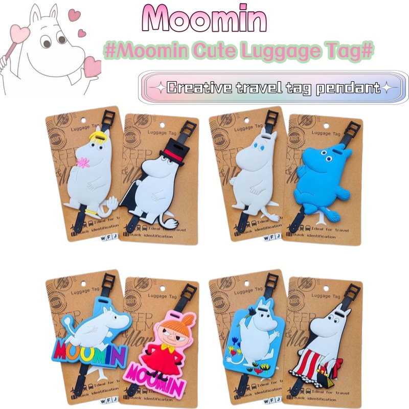 Travel Accessories Unique - Étiquette de Bagage Moomin Famille, Porte-clés