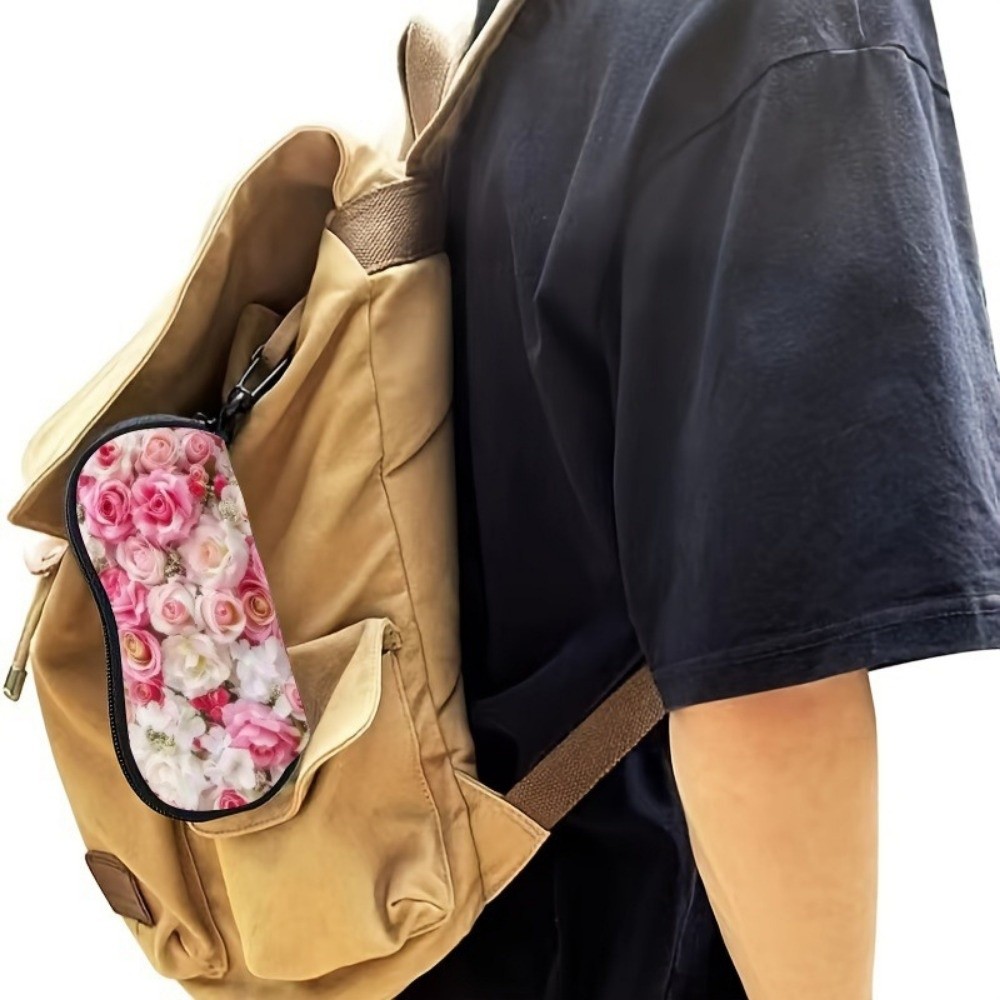 Travel Reading Accessories - Étui à lunettes portable en cuir,