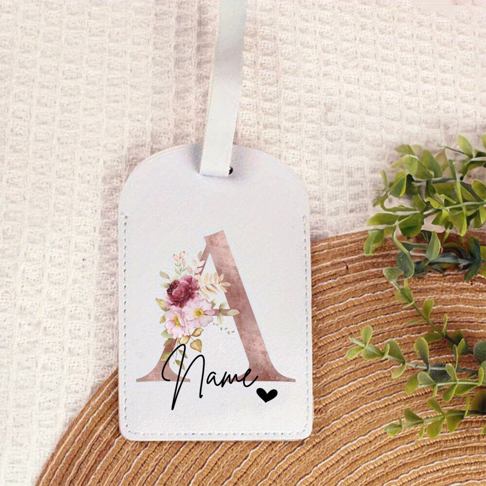 Travel Accessories Personalised - Étiquette de bagage personnalisée en PU,