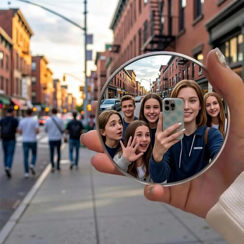 Travel Accessories Store - Miroir à selfie portable, miroir convexe
