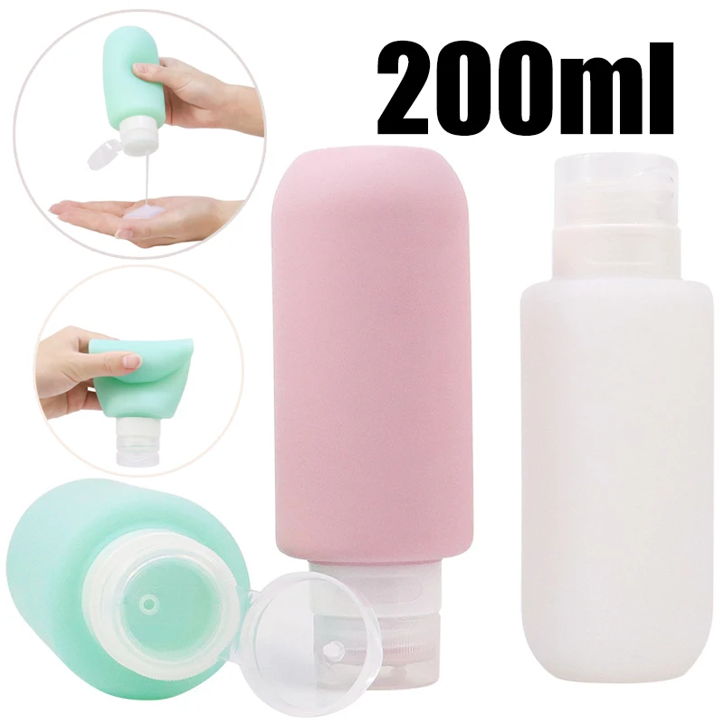 Travel Accessories Wholesale - Bouteille rechargeable en Silicone de 200ml,