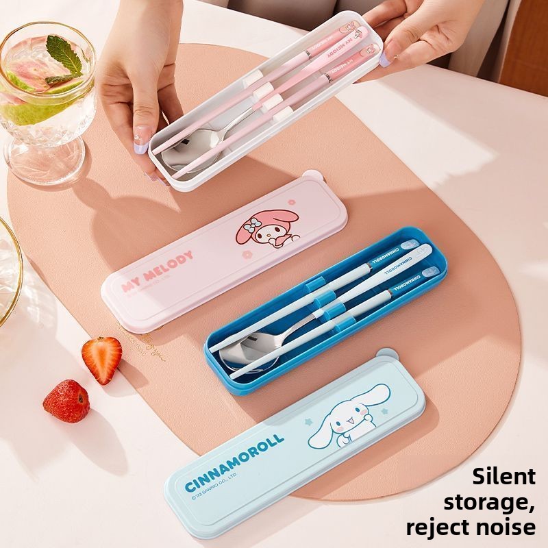 Travel Accessories Teens - Ensemble de couverts portables en acier