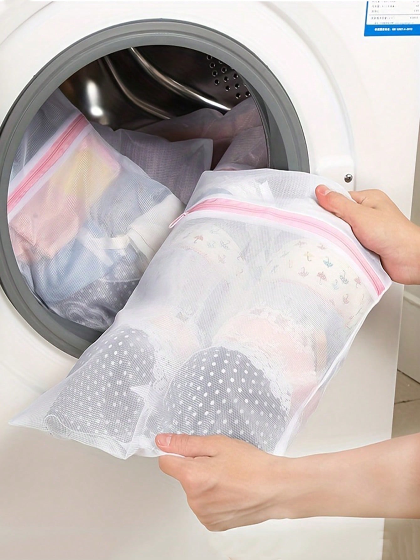 Reusable Zip Bag - Lot de 3 sacs à linge