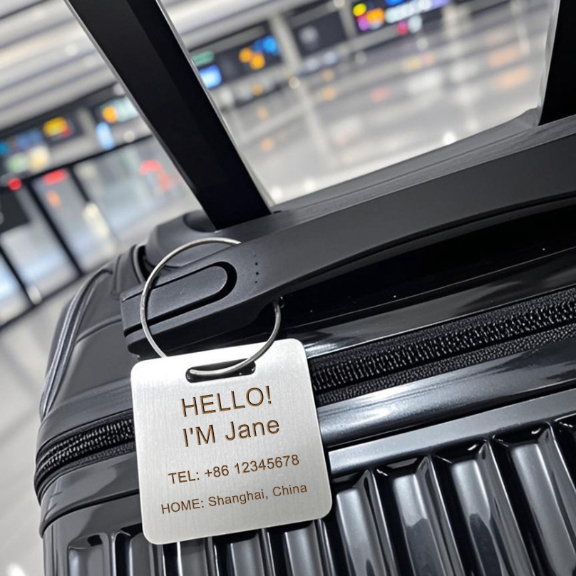 Étiquette de bagage personnali - Travel Accessories Store avis et prix