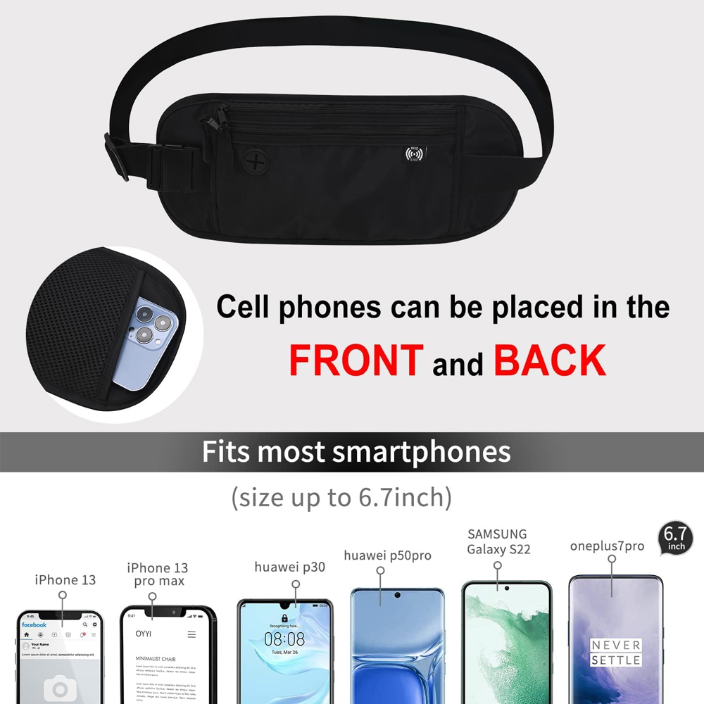 1 pièce Ceinture de voyage séc - Money Belt Hidden avis et prix