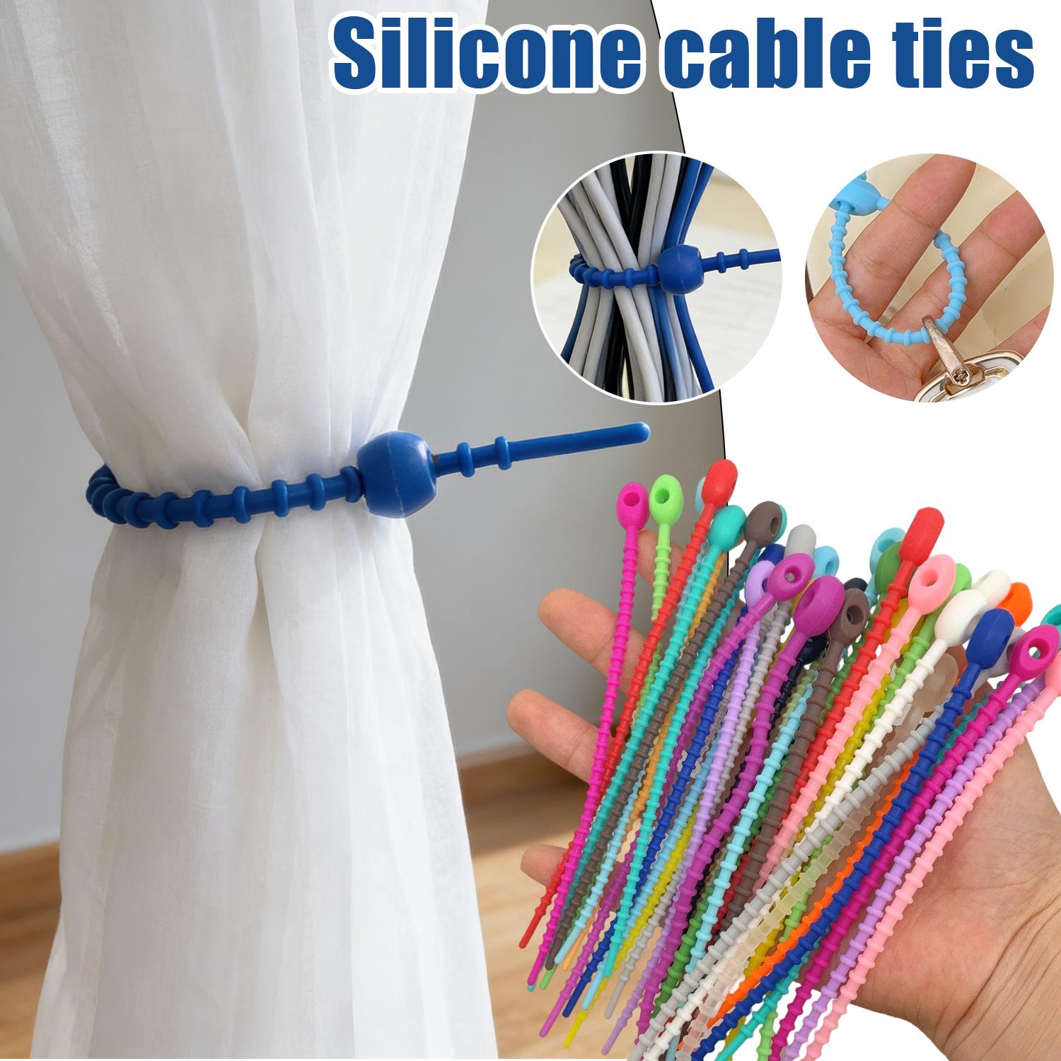 200 pièces/lot Attaches en sil - Reusable Zip Bag avis et prix