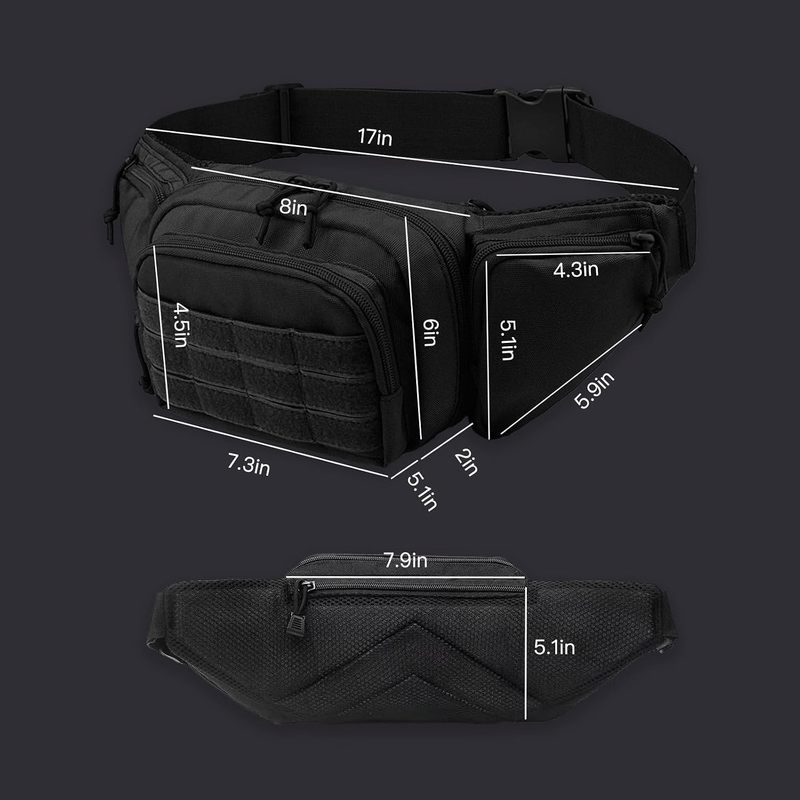 Sac banane multi-poches en Oxf - Travel Accessories Bike avis et prix