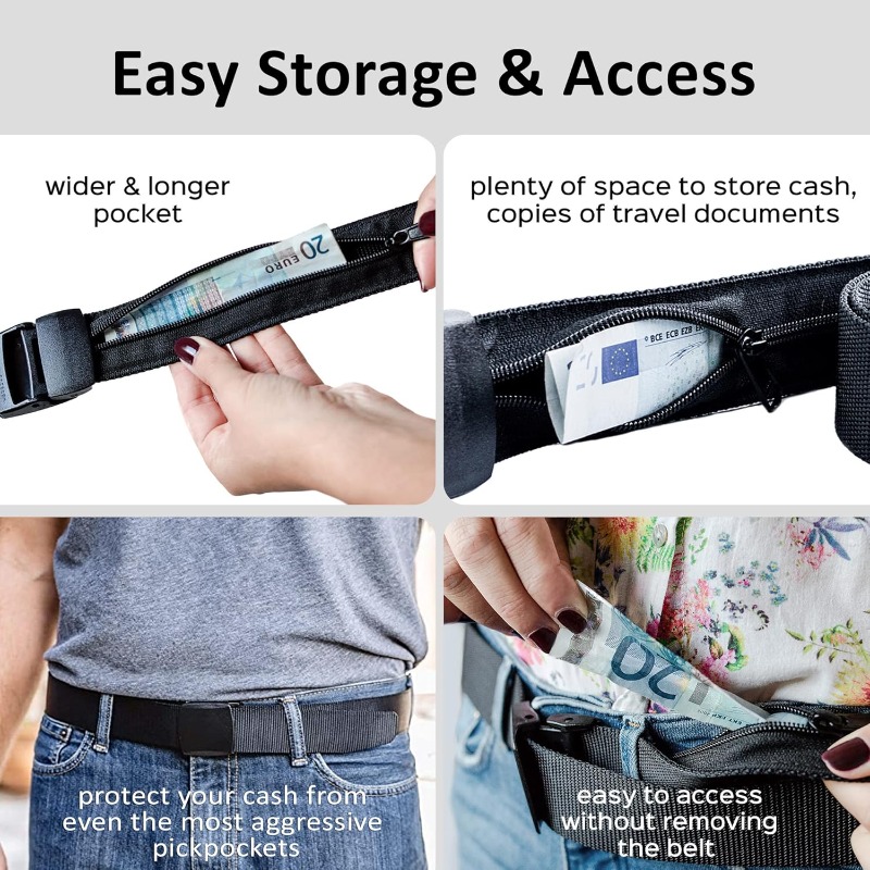 Ceinture de sécurité de voyage - Money Belt Hidden avis et prix