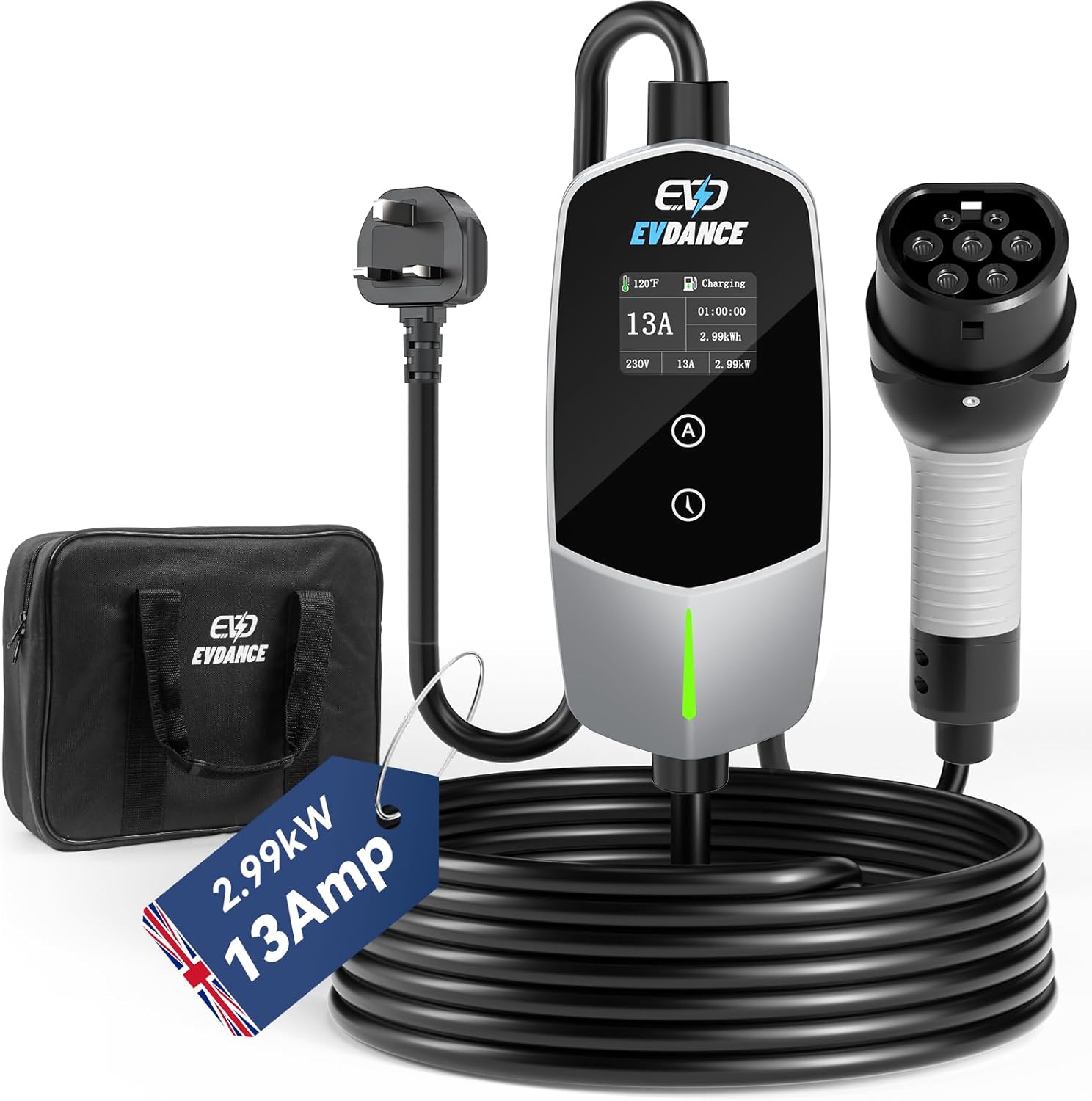 Chargeur EV portable EVDANCE,  - Travel Accessories Uk avis et prix