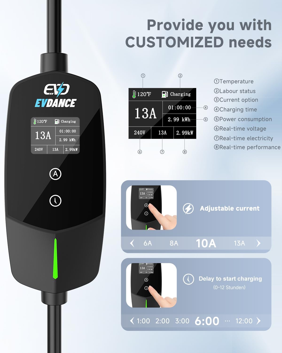 Chargeur EV portable EVDANCE,  - Travel Accessories Uk avis et prix