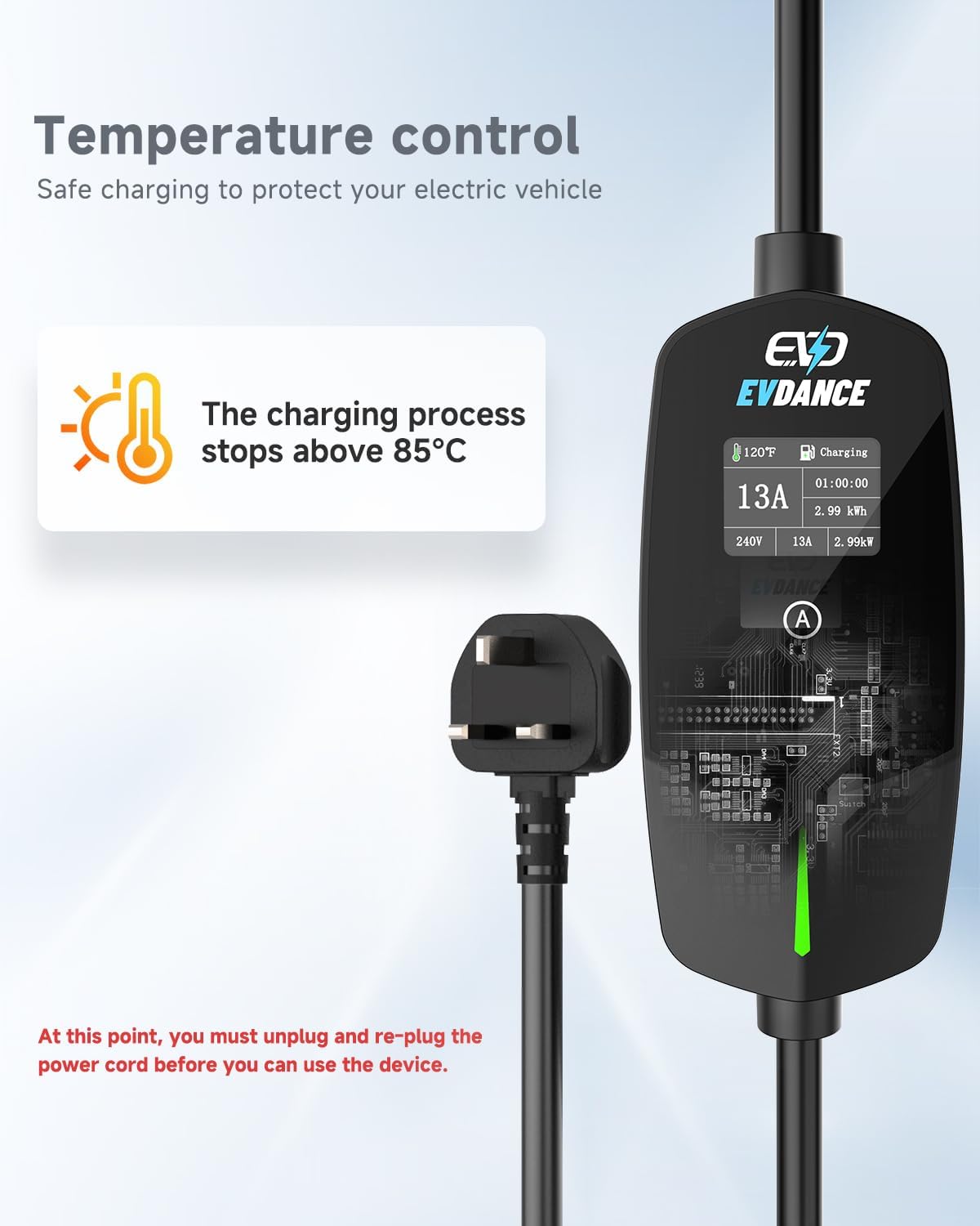 Chargeur EV portable EVDANCE,  - Travel Accessories Uk avis et prix