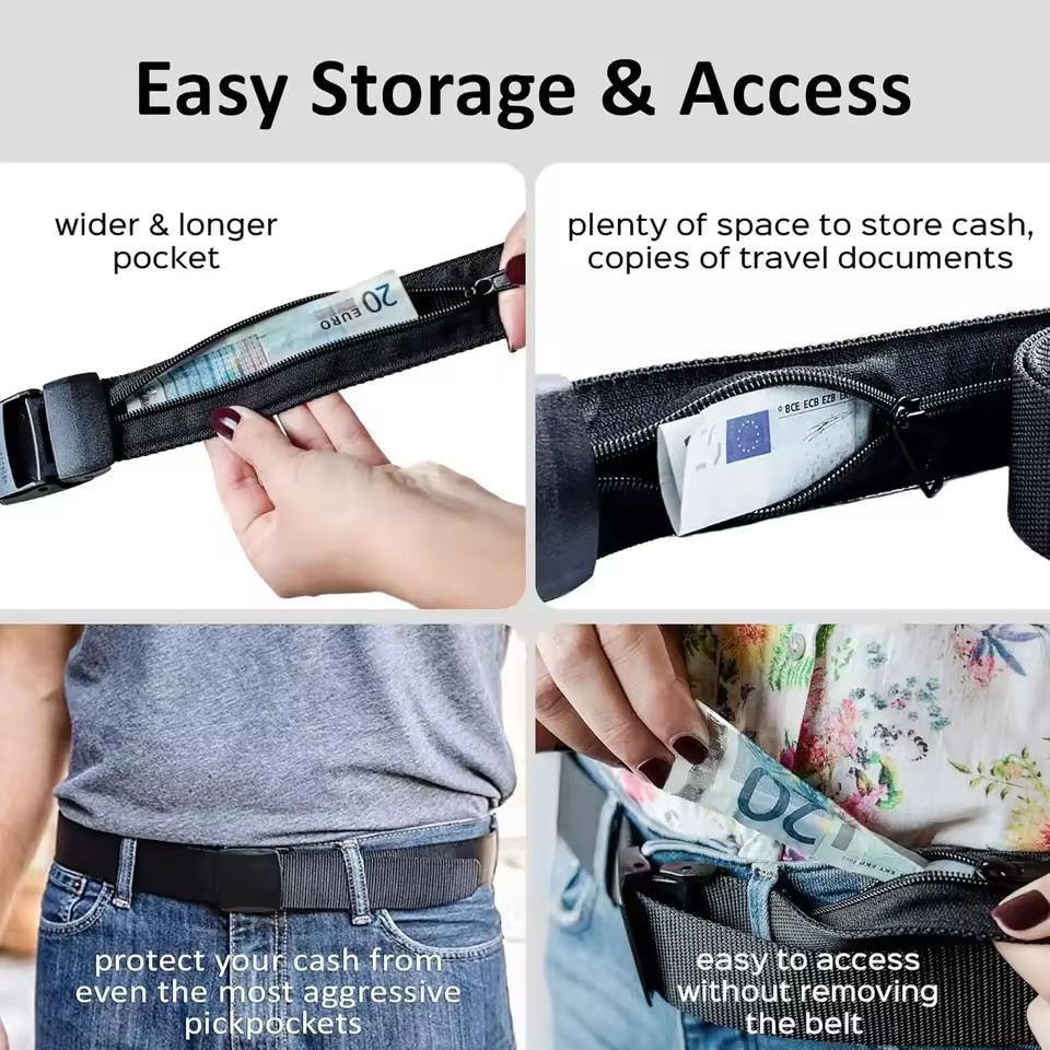 Nouvelle ceinture de voyage an - Money Belt Hidden avis et prix