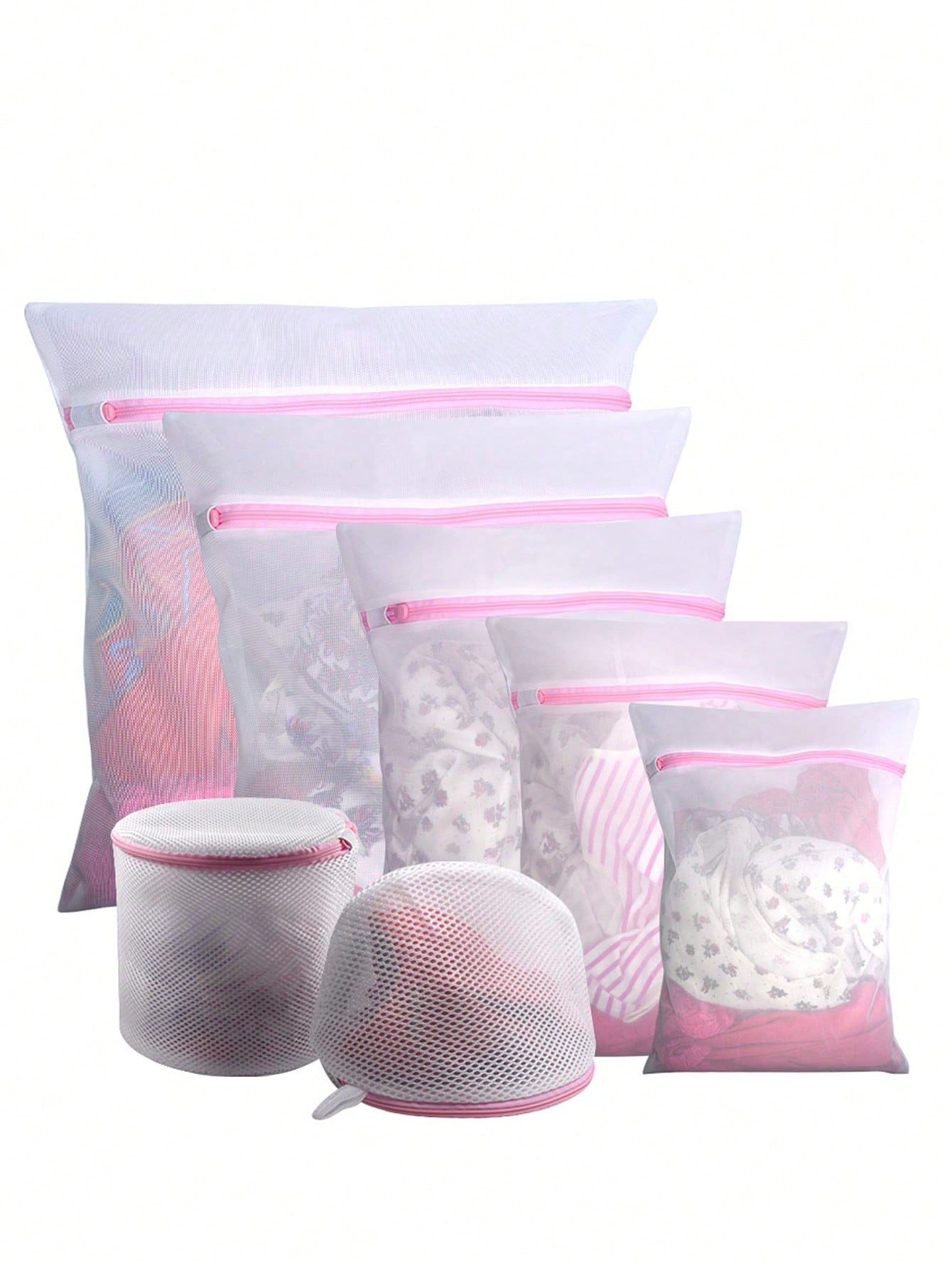Lot de 3 sacs à linge zippés r - Reusable Zip Bag avis et prix