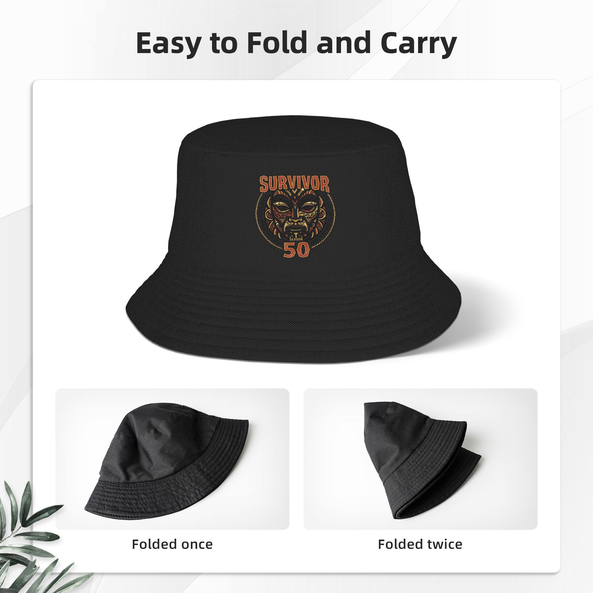 Chapeau Bob Teen Harajuku Surv - Travel Accessories Teens avis et prix