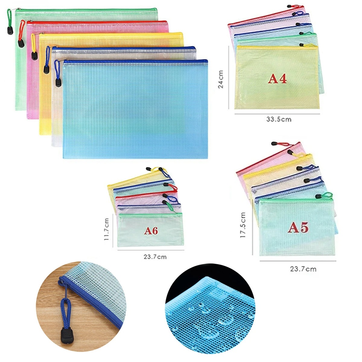 Sac de rangement pour papeteri - Reusable Zip Bag avis et prix
