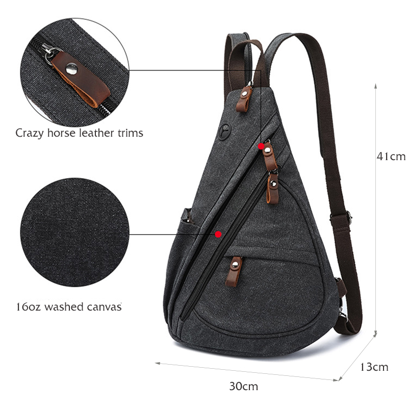 Sac à bandoulière en toile Con - Travel Accessories Bike avis et prix